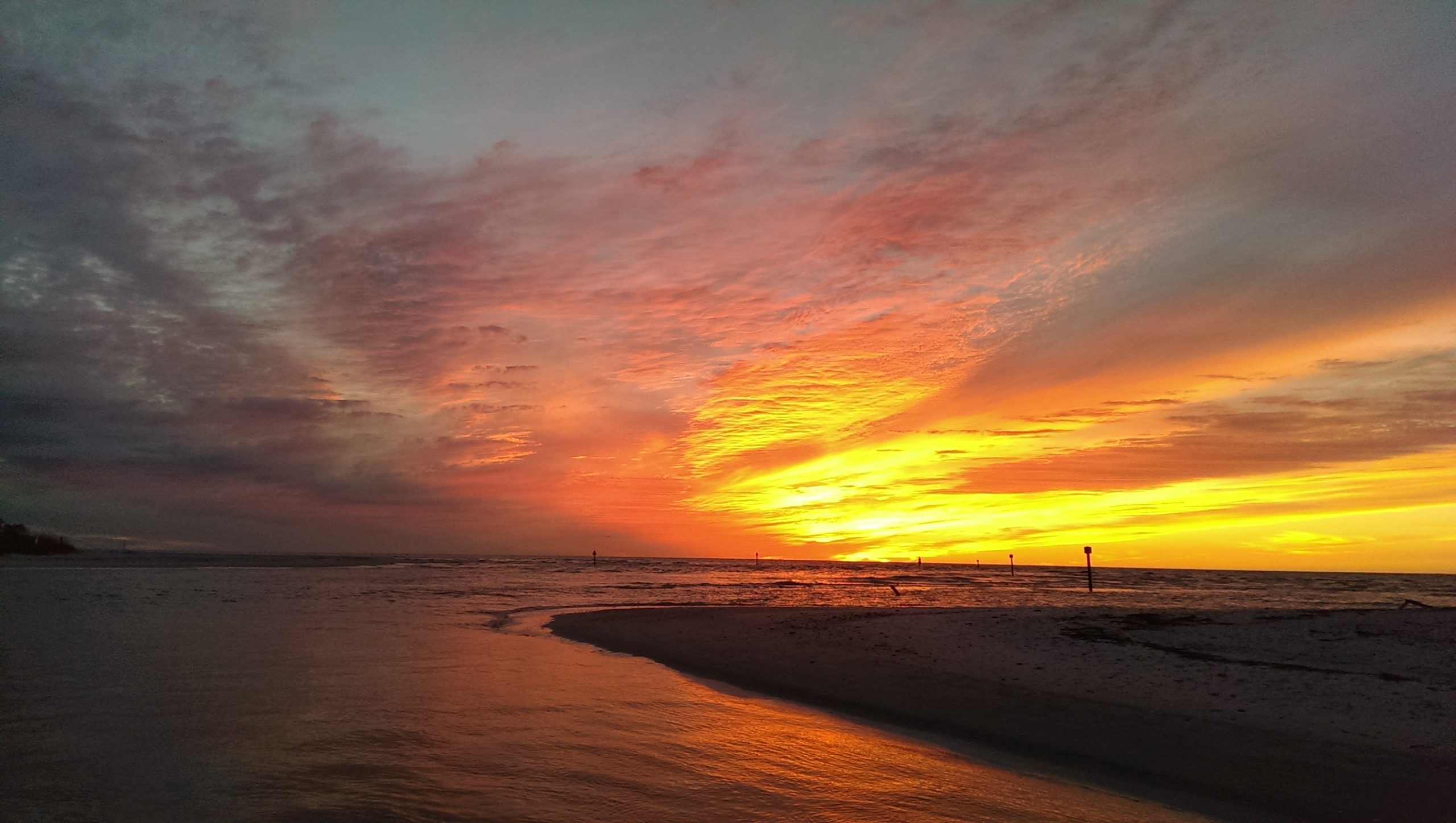 Beautiful Sunset on The Gulf