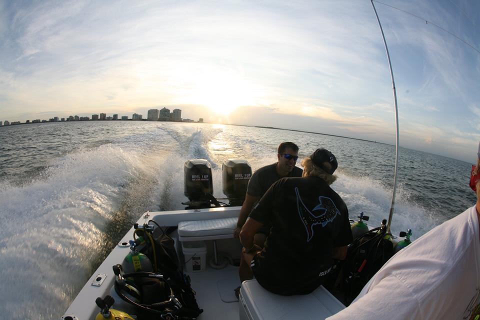 Dive Boat Stern Shot